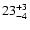 $\rm 23^{+3}_{-4}$