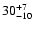 $\rm 30^{+7}_{-10}$