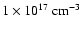 $1 \times 10^{17}~{\rm
cm^{-3}}$