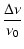 $\displaystyle {\Delta\nu\over\nu_0}$