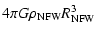 $\displaystyle 4\pi G\rho_{{\rm NFW}}R_{{\rm NFW}}^3$
