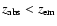 $z_{{\rm abs}}<z_{{\rm em}}$