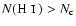 $N(\hbox{H~{\sc i}~})>N_{{\rm c}}$