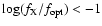 $ \log ( f_{\rm X} / f_{{\rm opt}} ) < -1$