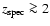 $z_{\rm spec} \ga
2$