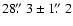 $28\hbox{$.\!\!^{\prime\prime}$ }3\pm1\hbox{$.\!\!^{\prime\prime}$ }2$