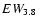 $\mbox{$EW_{3.8}$ }$