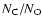 $N_{\rm C}/N_{\rm O}$