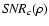 ${\it SNR}_{c}(\rho)$