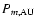 $P_{{m,{\rm AU}}}$