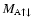 $M_{\rm A\uparrow\downarrow}$
