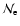 ${\cal N}_{\rm e}$