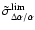 $\tilde{\sigma}^{\rm lim}_{\Delta\alpha/\alpha}$