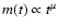 $m(t)\propto t^{\mu}$