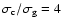 $\sigma_{\rm c}/\sigma_{\rm g}=4$