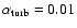 $\ensuremath{\alpha_{\rm turb}}\xspace=0.01$