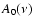 $A_0(\nu)$
