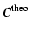${\vec C}^{{\rm theo}}$