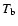 $T_{\rm b}$