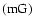 ${\rm (mG)}$