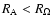 $R_{\rm A} <
R_{\rm\Omega}$