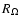 $R_{\rm\Omega}$