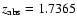 ${z_{\rm abs} = 1.7365}$
