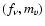 $(f_\nu, m_v)$