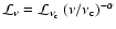 ${\cal L}_\nu = {\cal L}_{\nu_{\rm c}}~(\nu/\nu_{\rm c})^{-\alpha}$