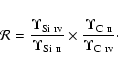 \begin{displaymath}{\cal R} = \frac{ \Upsilon_{{\rm Si~}{\scriptscriptstyle\rm I...
...rm II}}}
{\Upsilon_{{\rm C~}{\scriptscriptstyle\rm IV}}} \cdot
\end{displaymath}