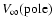 $V_\infty({\rm pole})$