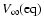 $V_\infty({\rm eq})$