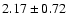 $2.17\pm0.72$