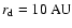 $r_{\rm d}=10 ~\rm {AU}$