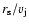 $r_{\rm s}/v_{\rm j}$