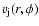 $v_{\rm j}(r,\phi)$