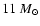 $11~ M_{\odot}$
