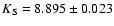 $K_{\rm S}=8.895\pm0.023$