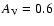$A_{\rm V}=0.6$