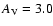 $A_{\rm V}=3.0$