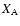 $X_{\rm A}$