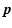 $\displaystyle {\vec p}$