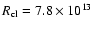 $R_{\rm cl}=7.8\times 10^{13}$