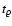 $t_{\varrho}$