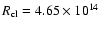 $R_{\rm cl}=4.65\times 10^{14}$