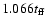 $1.066 t_{\rm ff}$