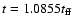 $t=1.0855 t_{\rm ff}$