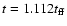 $t=1.112 t_{\rm ff}$