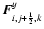 ${\vec F}^y_{i,j+{\scriptscriptstyle 1\over \scriptscriptstyle 2},k}$