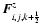 ${\vec F}^z_{i,j,k+{\scriptscriptstyle 1\over \scriptscriptstyle 2}}$